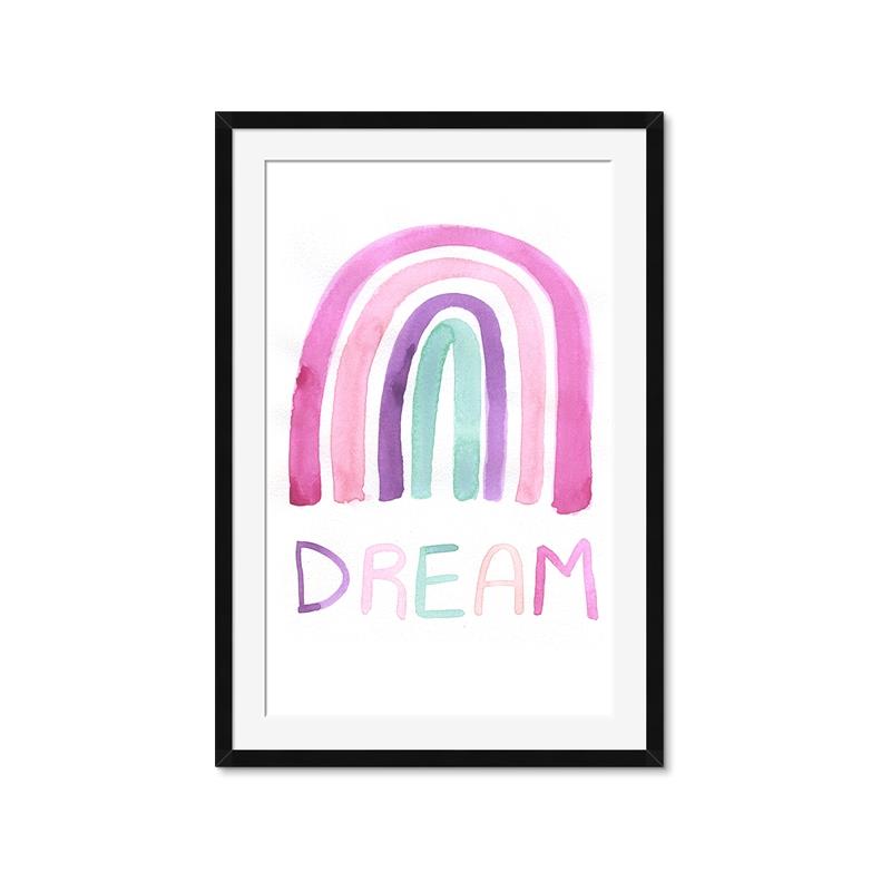 Picture of Dream Rainbow _GroupedProduct_Rectangle_Portrait_Mini_ _GroupedProduct_Rectangle_Portrait_Framed_Matted_