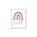 Picture of Love Rainbow _GroupedProduct_Rectangle_Portrait_Mini_ _GroupedProduct_Rectangle_Portrait_Framed_Matted_