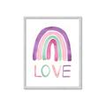 Picture of Love Rainbow _GroupedProduct_Rectangle_Portrait_Mini_ _GroupedProduct_Rectangle_Portrait_Framed_Matted_