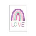 Picture of Love Rainbow _GroupedProduct_Rectangle_Portrait_Mini_ _GroupedProduct_Rectangle_Portrait_Framed_Matted_