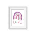 Picture of Love Rainbow _GroupedProduct_Rectangle_Portrait_Mini_ _GroupedProduct_Rectangle_Portrait_Framed_Matted_