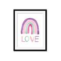 Picture of Love Rainbow _GroupedProduct_Rectangle_Portrait_Mini_ _GroupedProduct_Rectangle_Portrait_Framed_Matted_