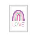 Picture of Love Rainbow _GroupedProduct_Rectangle_Portrait_Mini_ _GroupedProduct_Rectangle_Portrait_Framed_Matted_