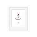 Picture of Ballet Dance I _GroupedProduct_Rectangle_Portrait_Mini_ _GroupedProduct_Rectangle_Portrait_Framed_Matted_