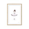 Picture of Ballet Dance I _GroupedProduct_Rectangle_Portrait_Mini_ _GroupedProduct_Rectangle_Portrait_Framed_Matted_
