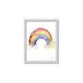 Picture of Watercolor Rainbow _GroupedProduct_Rectangle_Portrait_Mini_ _GroupedProduct_Rectangle_Portrait_Framed_Matted_