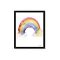 Picture of Watercolor Rainbow _GroupedProduct_Rectangle_Portrait_Mini_ _GroupedProduct_Rectangle_Portrait_Framed_Matted_