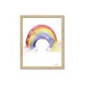 Picture of Watercolor Rainbow _GroupedProduct_Rectangle_Portrait_Mini_ _GroupedProduct_Rectangle_Portrait_Framed_Matted_