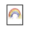 Picture of Watercolor Rainbow _GroupedProduct_Rectangle_Portrait_Mini_ _GroupedProduct_Rectangle_Portrait_Framed_Matted_