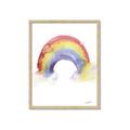 Picture of Watercolor Rainbow _GroupedProduct_Rectangle_Portrait_Mini_ _GroupedProduct_Rectangle_Portrait_Framed_Matted_