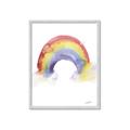Picture of Watercolor Rainbow _GroupedProduct_Rectangle_Portrait_Mini_ _GroupedProduct_Rectangle_Portrait_Framed_Matted_