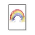 Picture of Watercolor Rainbow _GroupedProduct_Rectangle_Portrait_Mini_ _GroupedProduct_Rectangle_Portrait_Framed_Matted_