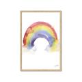 Picture of Watercolor Rainbow _GroupedProduct_Rectangle_Portrait_Mini_ _GroupedProduct_Rectangle_Portrait_Framed_Matted_