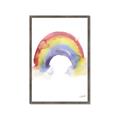 Picture of Watercolor Rainbow _GroupedProduct_Rectangle_Portrait_Mini_ _GroupedProduct_Rectangle_Portrait_Framed_Matted_