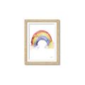 Picture of Watercolor Rainbow _GroupedProduct_Rectangle_Portrait_Mini_ _GroupedProduct_Rectangle_Portrait_Framed_Matted_