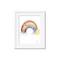 Picture of Watercolor Rainbow _GroupedProduct_Rectangle_Portrait_Mini_ _GroupedProduct_Rectangle_Portrait_Framed_Matted_