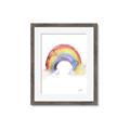 Picture of Watercolor Rainbow _GroupedProduct_Rectangle_Portrait_Mini_ _GroupedProduct_Rectangle_Portrait_Framed_Matted_