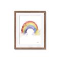 Picture of Watercolor Rainbow _GroupedProduct_Rectangle_Portrait_Mini_ _GroupedProduct_Rectangle_Portrait_Framed_Matted_