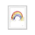 Picture of Watercolor Rainbow _GroupedProduct_Rectangle_Portrait_Mini_ _GroupedProduct_Rectangle_Portrait_Framed_Matted_