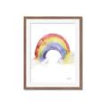 Picture of Watercolor Rainbow _GroupedProduct_Rectangle_Portrait_Mini_ _GroupedProduct_Rectangle_Portrait_Framed_Matted_