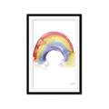 Picture of Watercolor Rainbow _GroupedProduct_Rectangle_Portrait_Mini_ _GroupedProduct_Rectangle_Portrait_Framed_Matted_