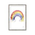Picture of Watercolor Rainbow _GroupedProduct_Rectangle_Portrait_Mini_ _GroupedProduct_Rectangle_Portrait_Framed_Matted_