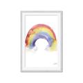 Picture of Watercolor Rainbow _GroupedProduct_Rectangle_Portrait_Mini_ _GroupedProduct_Rectangle_Portrait_Framed_Matted_