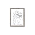 Picture of Dino Drawing _GroupedProduct_Rectangle_Portrait_Mini_ _GroupedProduct_Rectangle_Portrait_Framed_Matted_