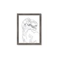 Picture of Dino Drawing _GroupedProduct_Rectangle_Portrait_Mini_ _GroupedProduct_Rectangle_Portrait_Framed_Matted_