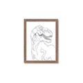 Picture of Dino Drawing _GroupedProduct_Rectangle_Portrait_Mini_ _GroupedProduct_Rectangle_Portrait_Framed_Matted_