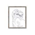 Picture of Dino Drawing _GroupedProduct_Rectangle_Portrait_Mini_ _GroupedProduct_Rectangle_Portrait_Framed_Matted_