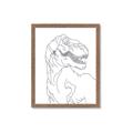 Picture of Dino Drawing _GroupedProduct_Rectangle_Portrait_Mini_ _GroupedProduct_Rectangle_Portrait_Framed_Matted_