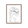 Picture of Dino Drawing _GroupedProduct_Rectangle_Portrait_Mini_ _GroupedProduct_Rectangle_Portrait_Framed_Matted_