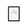 Picture of Dino Drawing _GroupedProduct_Rectangle_Portrait_Mini_ _GroupedProduct_Rectangle_Portrait_Framed_Matted_