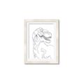 Picture of Dino Drawing _GroupedProduct_Rectangle_Portrait_Mini_ _GroupedProduct_Rectangle_Portrait_Framed_Matted_