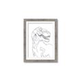 Picture of Dino Drawing _GroupedProduct_Rectangle_Portrait_Mini_ _GroupedProduct_Rectangle_Portrait_Framed_Matted_