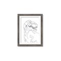 Picture of Dino Drawing _GroupedProduct_Rectangle_Portrait_Mini_ _GroupedProduct_Rectangle_Portrait_Framed_Matted_