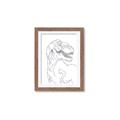 Picture of Dino Drawing _GroupedProduct_Rectangle_Portrait_Mini_ _GroupedProduct_Rectangle_Portrait_Framed_Matted_