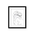Picture of Dino Drawing _GroupedProduct_Rectangle_Portrait_Mini_ _GroupedProduct_Rectangle_Portrait_Framed_Matted_