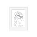 Picture of Dino Drawing _GroupedProduct_Rectangle_Portrait_Mini_ _GroupedProduct_Rectangle_Portrait_Framed_Matted_