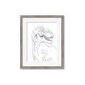 Picture of Dino Drawing _GroupedProduct_Rectangle_Portrait_Mini_ _GroupedProduct_Rectangle_Portrait_Framed_Matted_