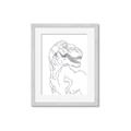 Picture of Dino Drawing _GroupedProduct_Rectangle_Portrait_Mini_ _GroupedProduct_Rectangle_Portrait_Framed_Matted_