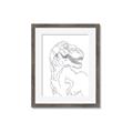 Picture of Dino Drawing _GroupedProduct_Rectangle_Portrait_Mini_ _GroupedProduct_Rectangle_Portrait_Framed_Matted_
