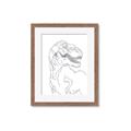 Picture of Dino Drawing _GroupedProduct_Rectangle_Portrait_Mini_ _GroupedProduct_Rectangle_Portrait_Framed_Matted_