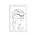 Picture of Dino Drawing _GroupedProduct_Rectangle_Portrait_Mini_ _GroupedProduct_Rectangle_Portrait_Framed_Matted_