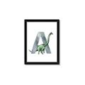 Picture of Green Dino A  _GroupedProduct_Rectangle_Portrait_Mini_ _GroupedProduct_Rectangle_Portrait_Framed_Matted_