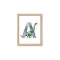 Picture of Green Dino A  _GroupedProduct_Rectangle_Portrait_Mini_ _GroupedProduct_Rectangle_Portrait_Framed_Matted_