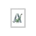 Picture of Green Dino A  _GroupedProduct_Rectangle_Portrait_Mini_ _GroupedProduct_Rectangle_Portrait_Framed_Matted_
