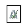 Picture of Green Dino A  _GroupedProduct_Rectangle_Portrait_Mini_ _GroupedProduct_Rectangle_Portrait_Framed_Matted_