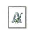 Picture of Green Dino A  _GroupedProduct_Rectangle_Portrait_Mini_ _GroupedProduct_Rectangle_Portrait_Framed_Matted_